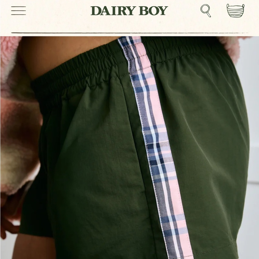 Dairy Boy Trail Shorts in Vermont Green